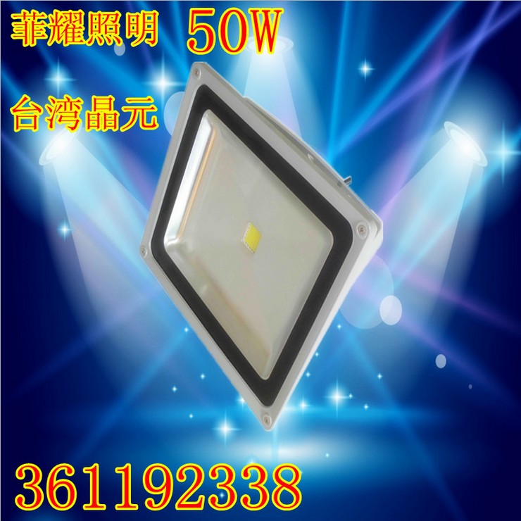 【厂家热销】 50w大功率LED 投光灯 泛光灯 投射灯 户外灯 广告灯