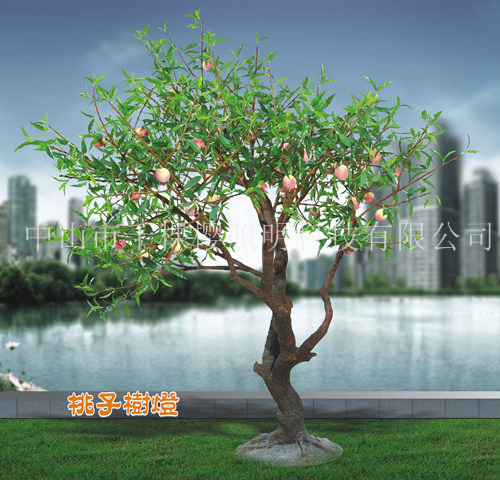 QKY-GFZ-0014  LED高仿真桃子树