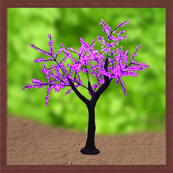 浪漫紫LED高仿树庭院装饰灯