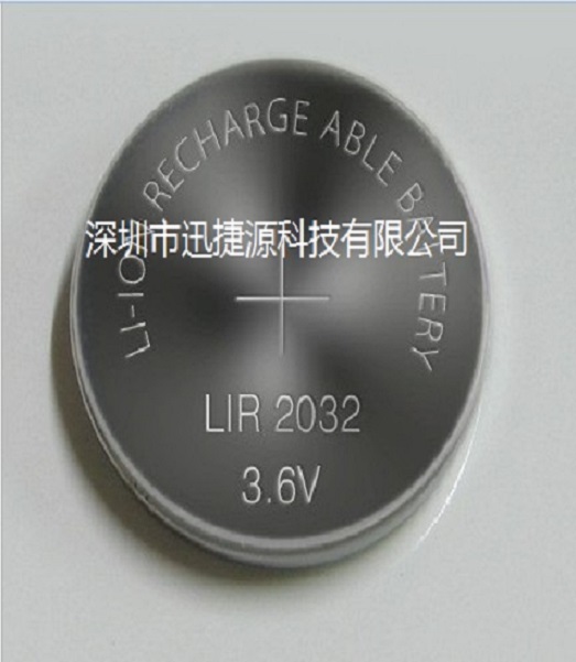 LIR2032纽扣充电池3.6V