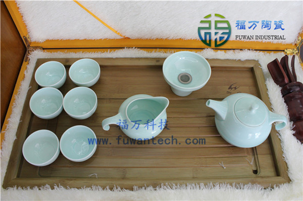  供应负离子陶瓷茶具/能量瓷茶具/厂家定制