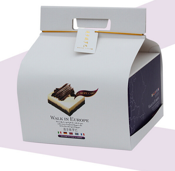 超达包装厂家直销漫步多尺寸可选蛋糕盒烘焙包装盒