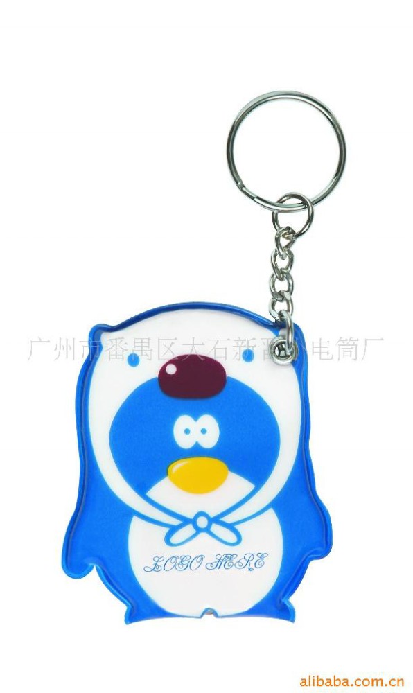 新款销售 可爱企鹅挂件 软胶PVC钥匙扣 pvc钥匙扣