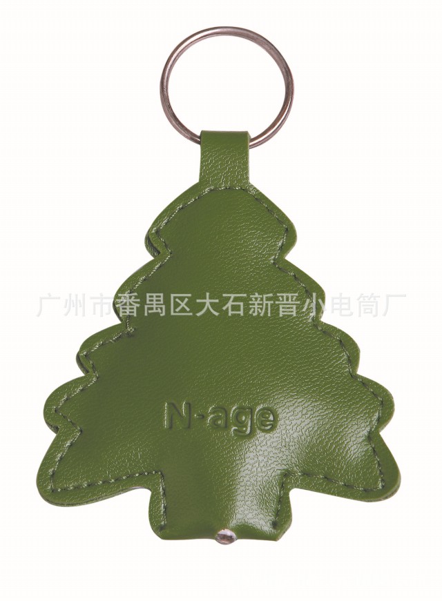 厂家批发 圣诞树钥匙扣 LED 钥匙扣灯 pvc 钥匙扣