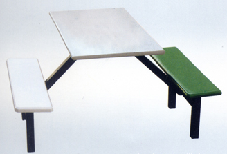 玻璃钢餐台椅