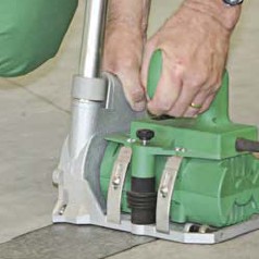 地板开槽机 进口PVC地板刨沟机 LEISTER自动塑胶地板开槽机