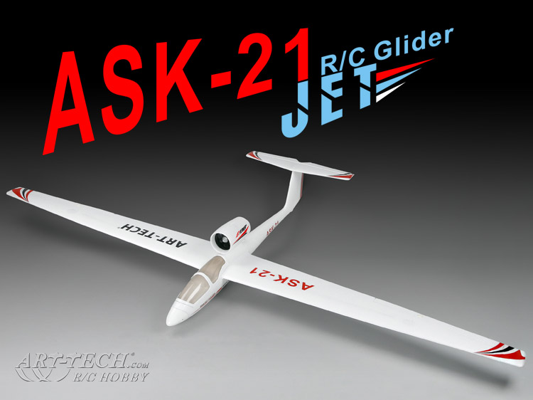 ASK-21 喷气式遥控滑翔机模型