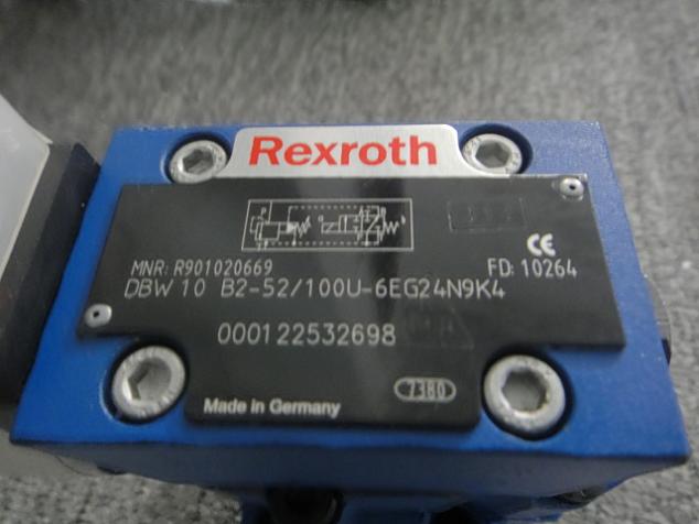 REXROTH+ 全新原装DBW 30 B2-52/100U6EG24N9K4 力士乐