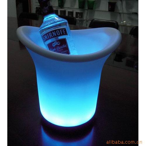 发光冰桶 冰桶 酒吧用品 发光产品 LED冰桶 亚克力冰桶 塑料冰桶