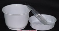环保汤碗双层 一次性汤碗 一次性汤杯 塑料汤碗 塑料汤杯
