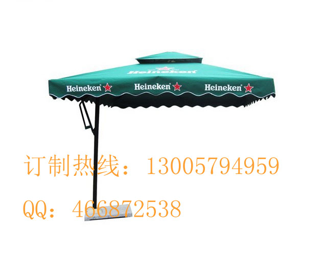 香港澳门珠海外贸出口yz铝合金侧边遮阳伞 侧立广告伞 单边伞订做印刷