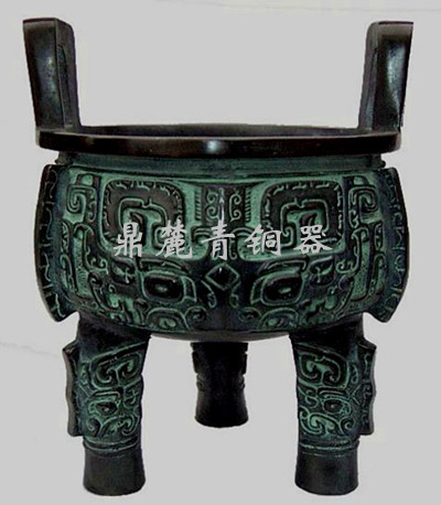 中国青铜器宝鼎世纪龙鼎仿古工艺品家居商务摆件