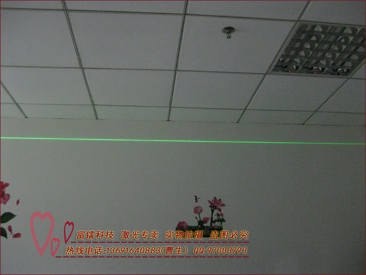 532nm绿光一字线激光模组-红外镭射定位灯-绿色线状激光定位仪器