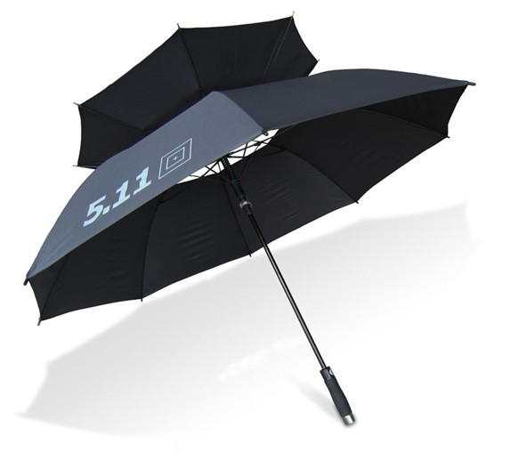 中山江门8K可加印LOGO的直杆伞，8K双层防风骨广告伞定制