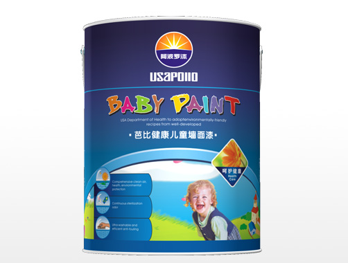 世界五百强sd品牌“阿波罗健康芭比儿童墙面漆”