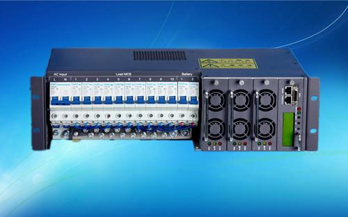 3U嵌入式通信电源48V90A，标准10路输出