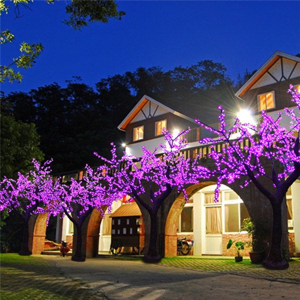 浪漫紫LEDgf树庭院装饰灯
