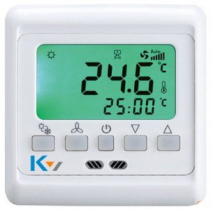 双温显示液晶温控器,室内xx液晶温控器,中央空调温控器