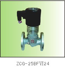 蒸汽阀门ZCG不锈钢二位二通先导活塞式高温蒸汽电磁阀