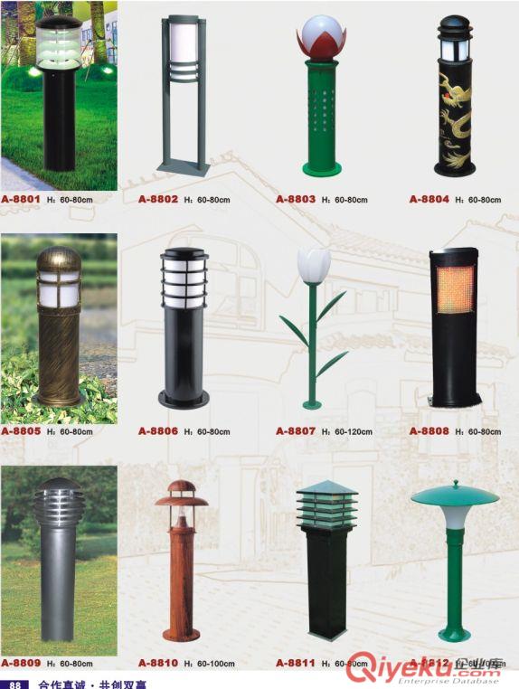 厂家长期供应铝制草坪灯 压铸铝草坪灯 不锈钢草坪灯