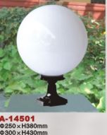批发户外球形柱头灯亚克力罩圆球围墙灯不锈钢防水灯围墙灯