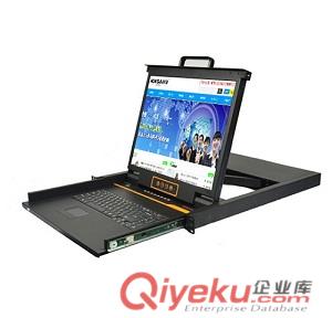 鸿佳宇HDL1708    17″8口 混接式LCD KVM控制平台