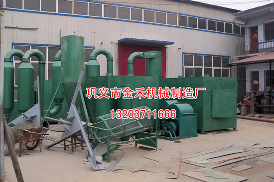 木炭机生产设备_制炭机生产线_金禾机械-成套木炭机设备