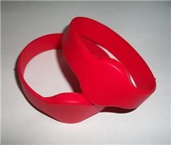 JTrfid-红色硅橡胶RFID手表型腕带IC手表卡ID腕带