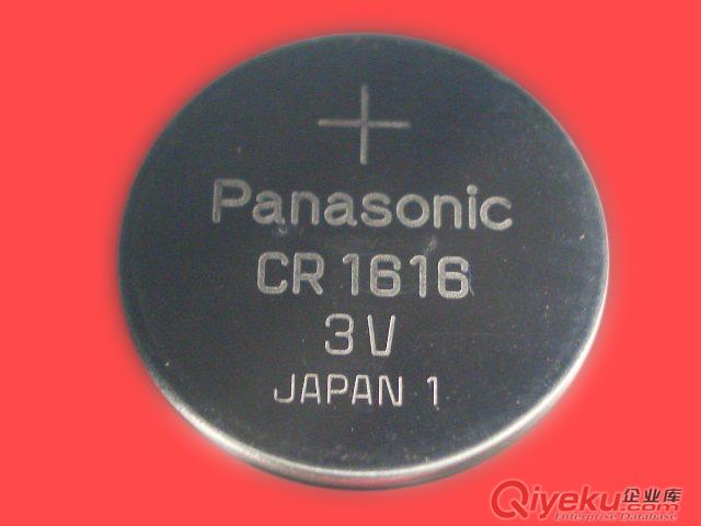 Panasonic松下CR1616纽扣电池，锂锰电池，一次性电池，锂扣电池