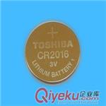 Toshiba东芝CR2016纽扣电池，锂锰电池，一次性电池，锂扣电池