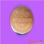 MITSUBISHI三菱CR2016纽扣电池，锂锰电池，一次性电池，锂扣电池