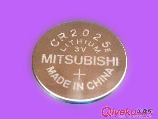 MITSUBISHI三菱CR2025纽扣电池，锂锰电池，一次性电池，锂扣电池