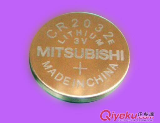 MITSUBISHI三菱CR2032纽扣电池，锂锰电池，一次性电池，锂扣电池