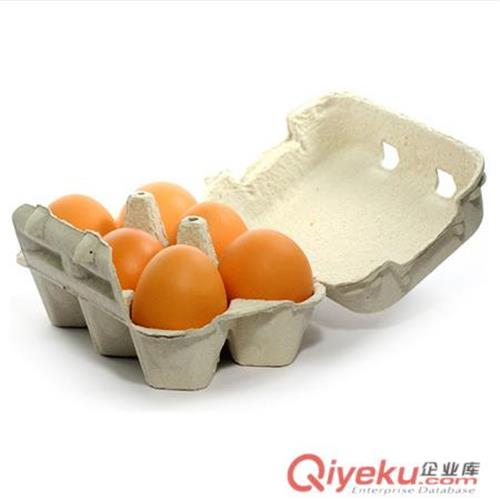 供应批发6枚纸浆蛋盒 鸡蛋盒 灰白纸浆蛋盒 厂家批发