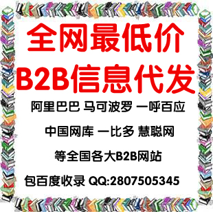 网络推广专员 b2b信息发布2013年热销