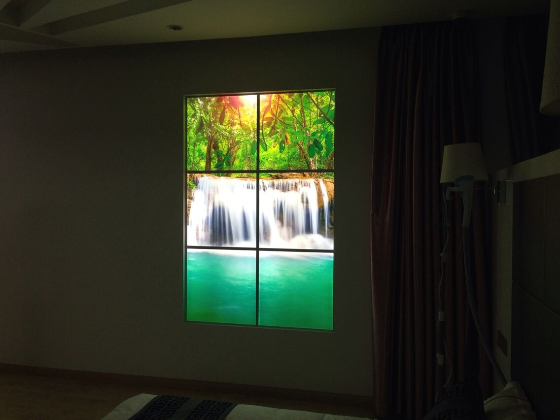 智能酒店系统 LED风景幕墙 酒店房间新型灯具 无影照明