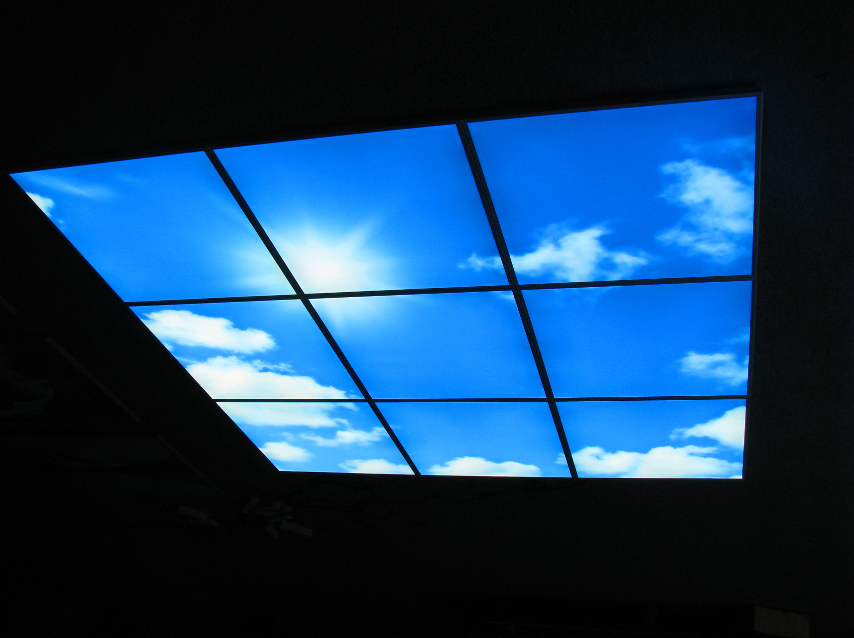 蓝天白云灯 LED新型科技照明 舒适自然宁静