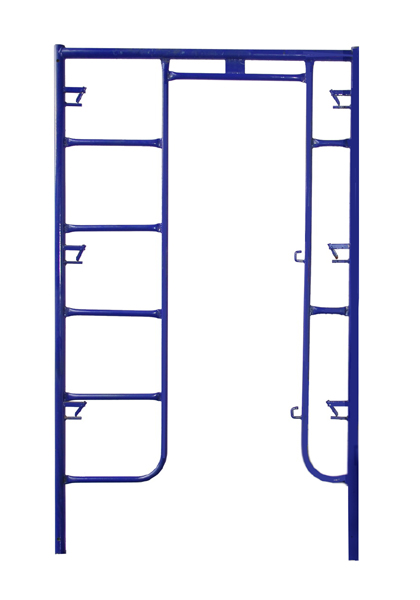 3'9Wx6'6H 加拿大锁扣带梯门架45.9LBS, 3'9Wx6'6H Ladder Frame Canada Lock