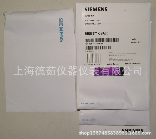 供应SIEMENS西门子PLC电池S7_400-TADIRAN-上海德茹代理