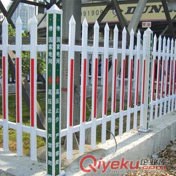 PVC塑钢变压器护栏  山东无棣电力设备围栏  环网柜围栏