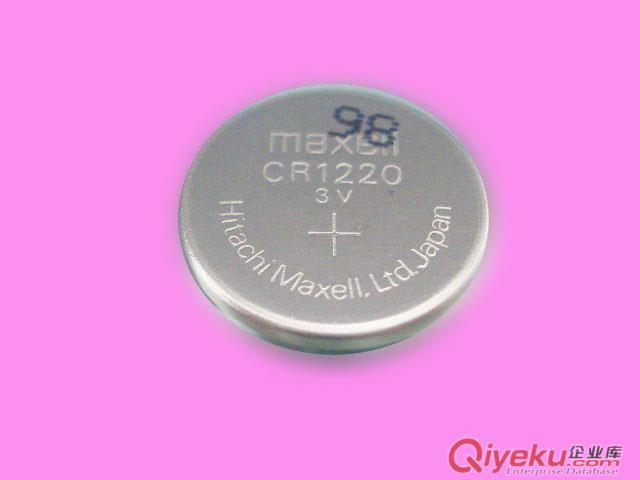 CR1220纽扣电池，MAXELL万胜锂-二氧化锰一次性电池