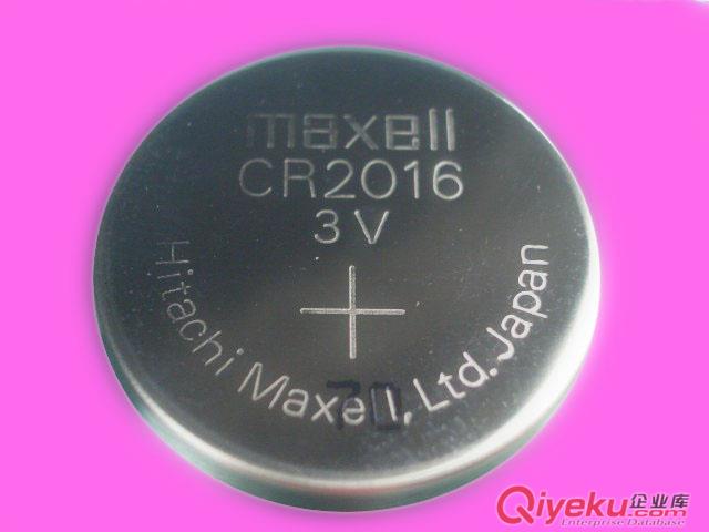 CR2016纽扣电池，MAXELL万胜锂-二氧化锰一次性电池