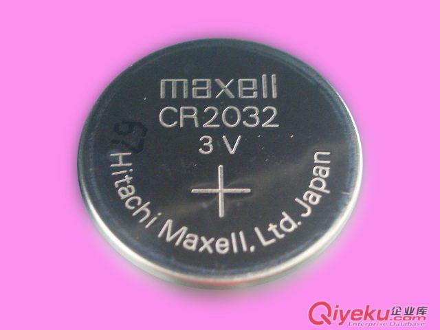 CR2032纽扣电池，MAXELL万胜锂-二氧化锰一次性电池