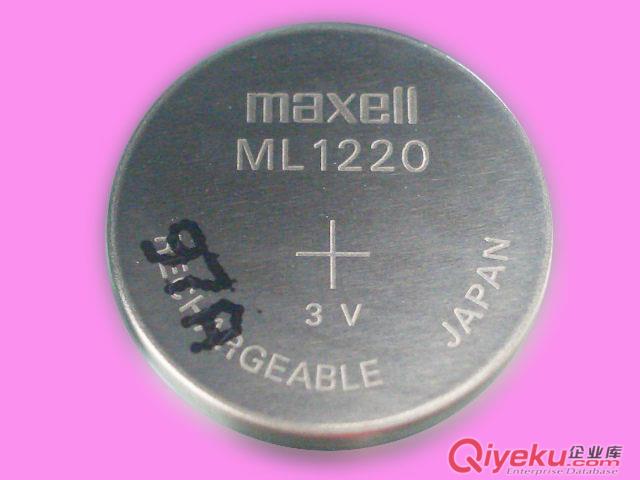ML1220纽扣电池，MAXELL万胜可充电电池