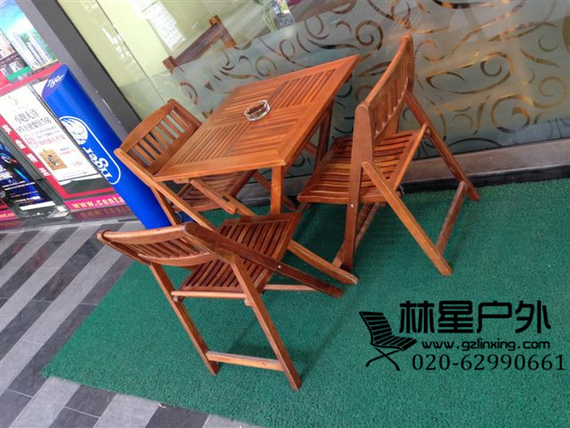 红胡桃实木家具，户外桌椅 1001