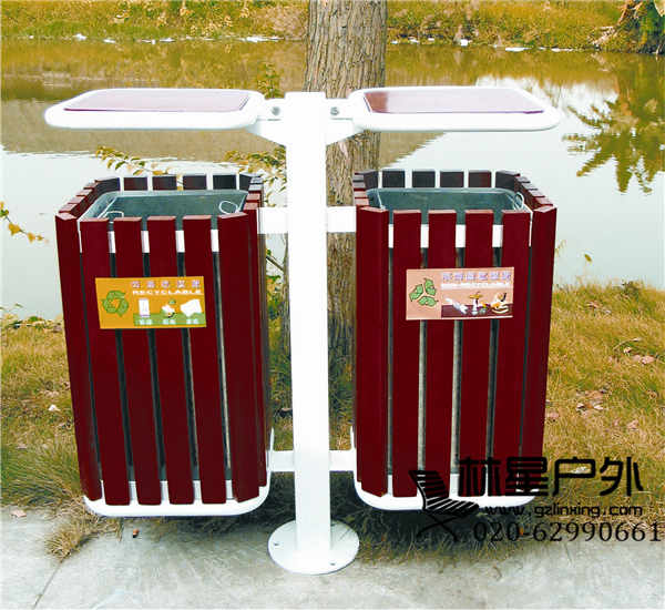广州番禺厂家供应垃圾桶，户外双桶环卫分类果皮箱5031