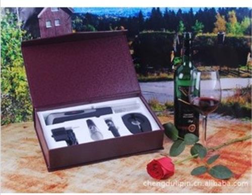 成都礼品-批发团购气压式，自动红酒开瓶器，红酒温度测量器