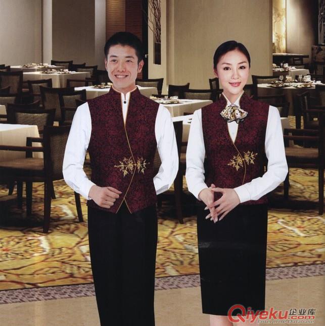 深圳中餐厅工作服订做|深圳订做中餐厅服务员服装