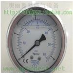 0-4kg/cm2,0-60PSI,轴向,60mm,不锈钢,无边,台湾YEATHEI油压力表
