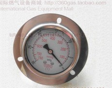 Y60充油防震耐震真空负压力表-760mmHg-0轴向30-0inHg台湾压力表